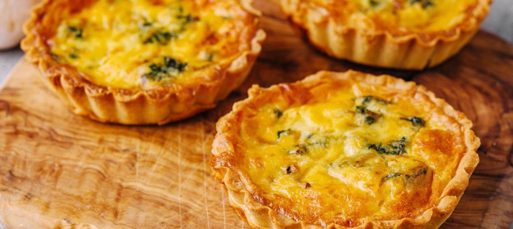 Mini Quiche de Alho-Poró