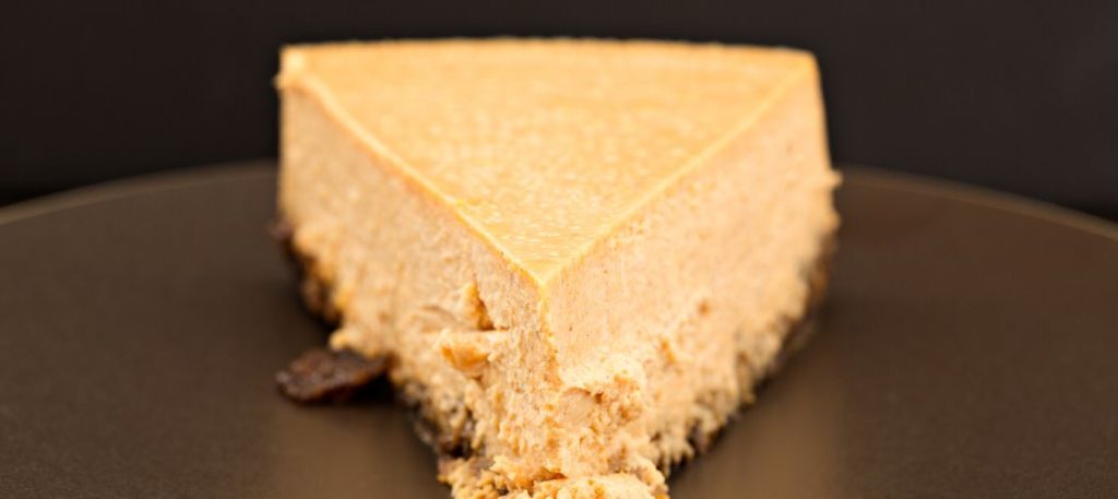 Cheesecake de Abóbora com Especiarias