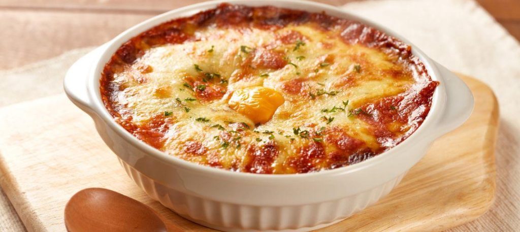 Suflê de chuchu com queijo ralado