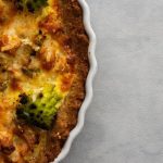 Torta de couve-flor com parmesão