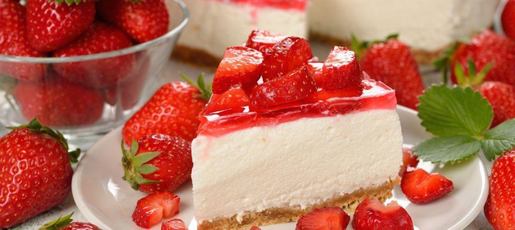 Cheesecake de morango