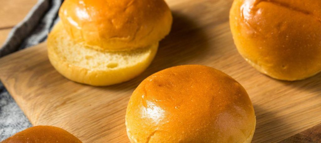 Pão de hambúrguer caseiro