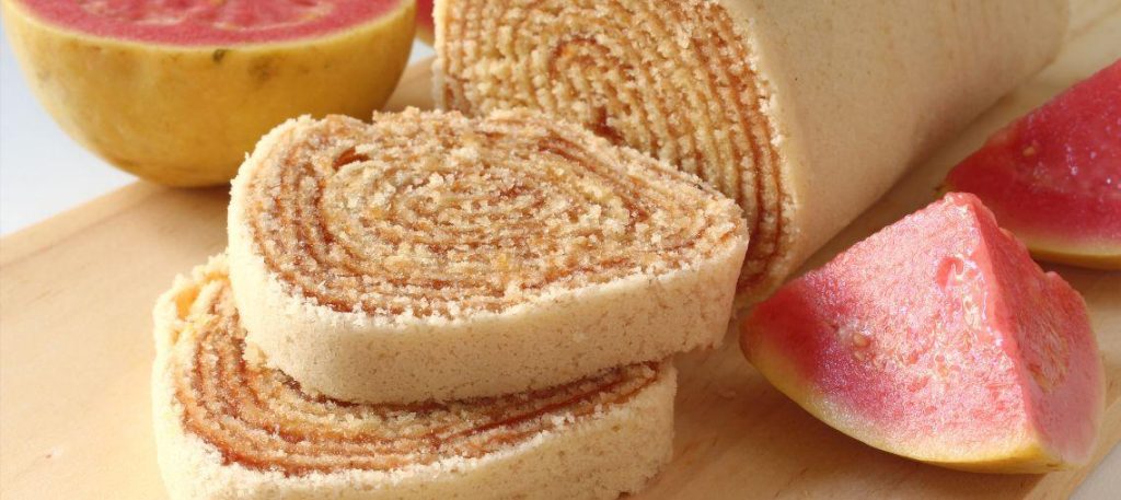 Rocambole de goiabada