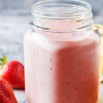 Smoothie de morango com banana