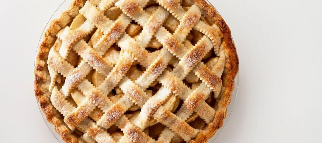Torta de maçã com massa amanteigada