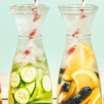 Água saborizada com frutas