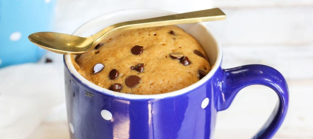 Bolo de caneca no micro-ondas