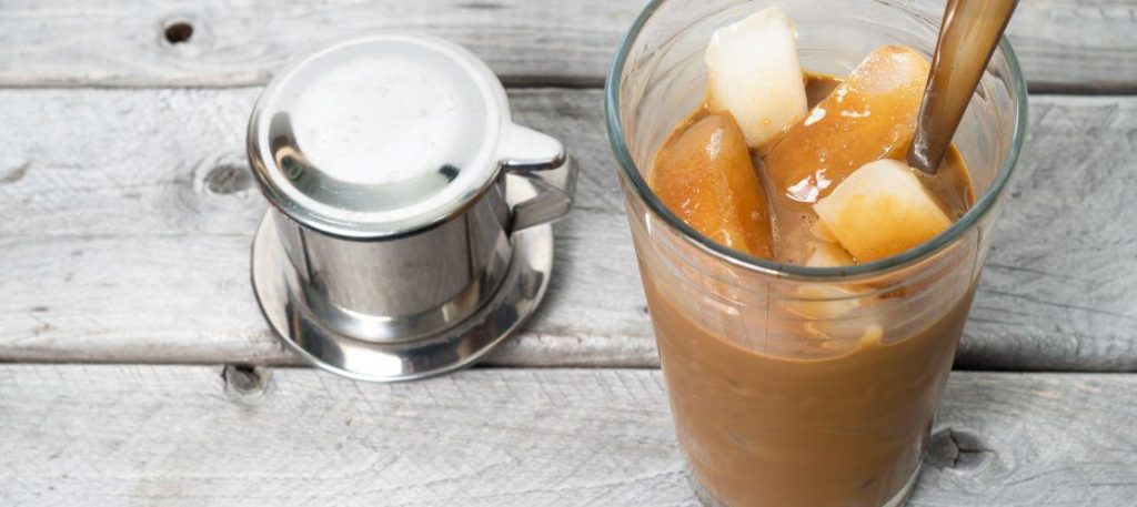 Café gelado com leite condensado