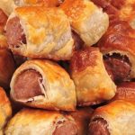 Enroladinho de salsicha com massa de pastel