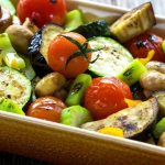 Legumes assados no forno