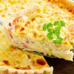Quiche de alho-poró