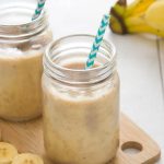 Smoothie energético (café gelado + banana + cacau)