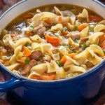 Sopa de legumes com macarrão