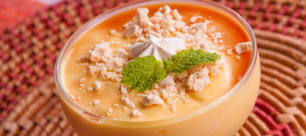 Creme de mamão com aveia