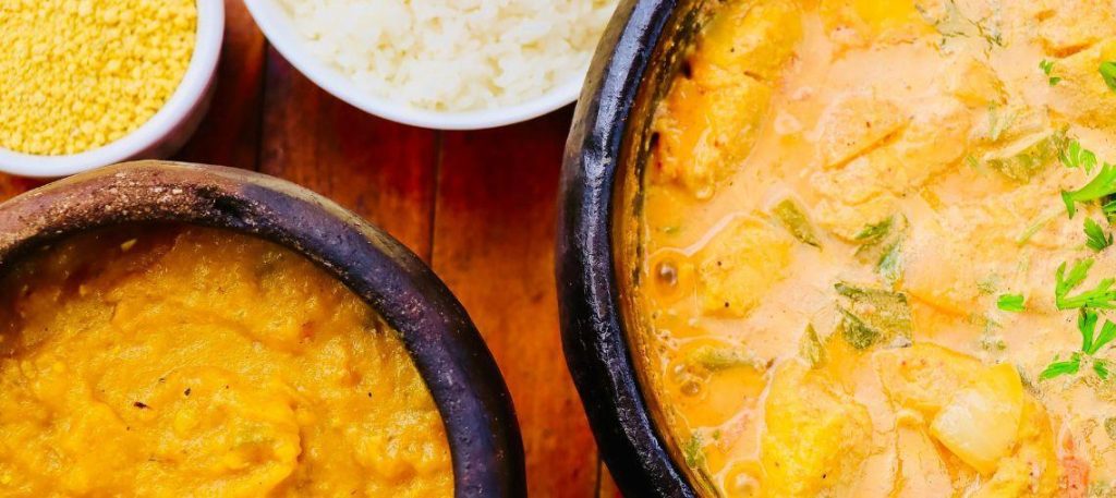 Moqueca de camarão baiana