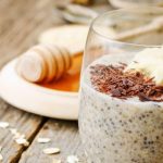 Overnight chia pudding (pudim de chia)