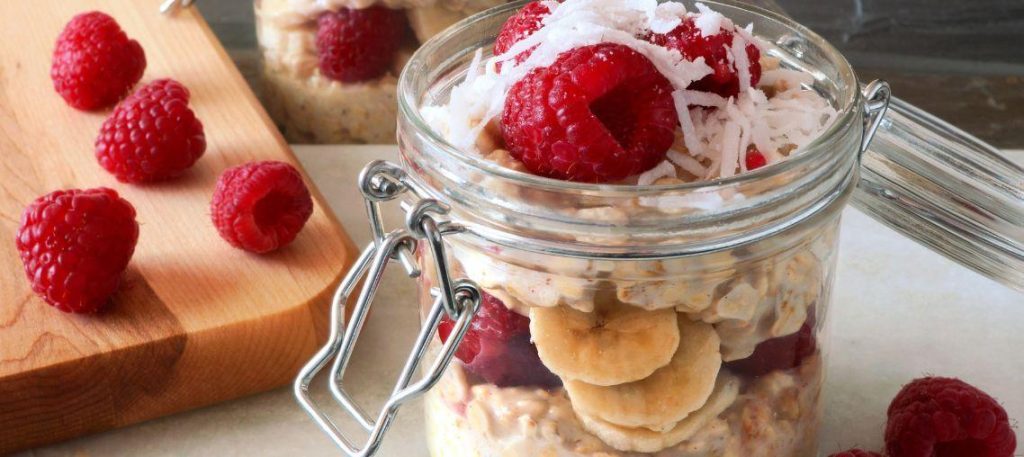 Overnight oats (aveia de um dia para o outro)