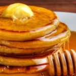 Panquecas americanas com mel