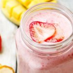 Smoothie de morango com manga
