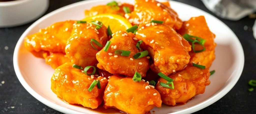 Frango ao molho de laranja