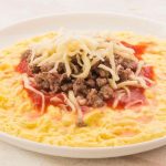 Polenta com queijo parmesão