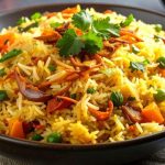 Arroz de linguiça com legumes