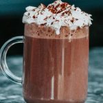 Café gelado com chantilly