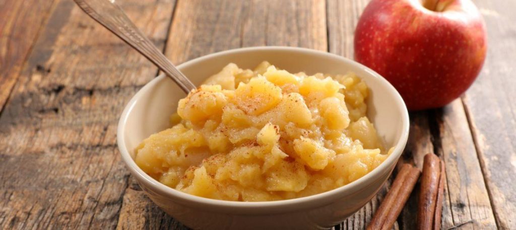 Compota de maçã com canela