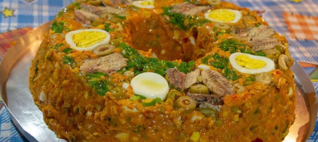 Cuscuz paulista com sardinha