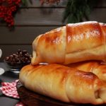 Enroladinho de presunto e queijo