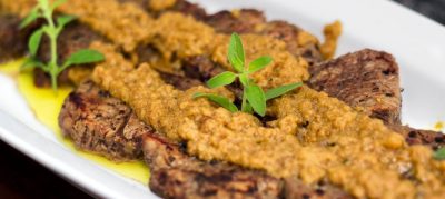 Filé mignon ao molho de mostarda