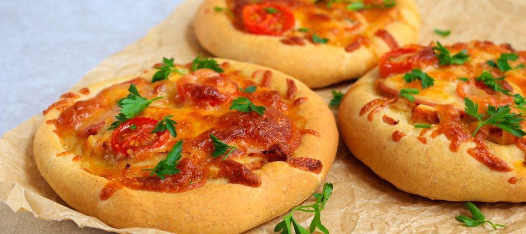 Mini pizza caseira