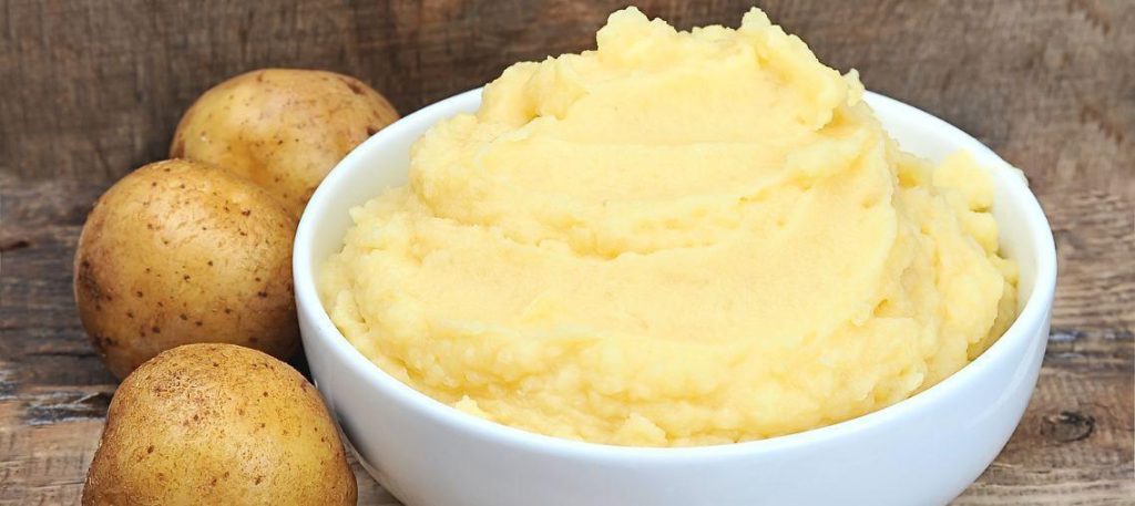 Purê de batata com queijo