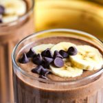 Smoothie de banana com cacau