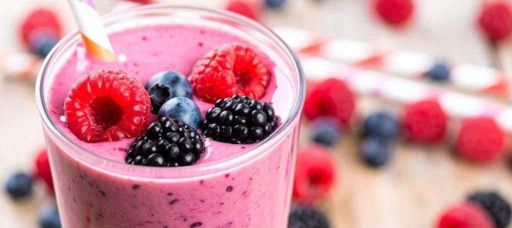 Smoothie de frutas vermelhas