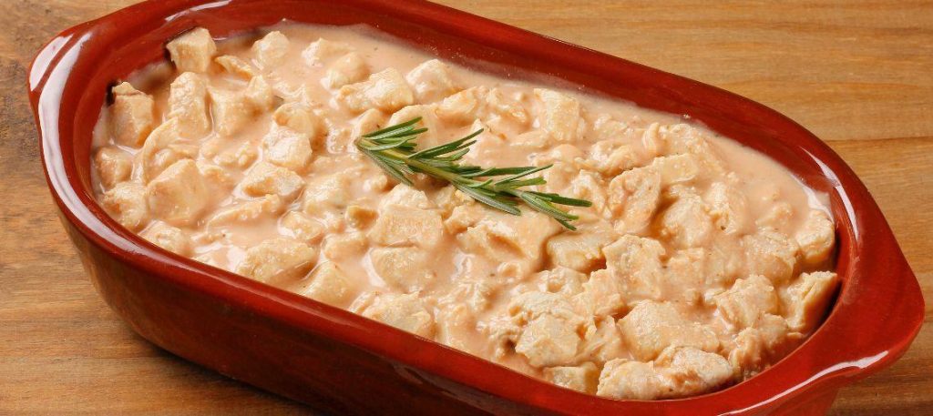 Strogonoff de frango light