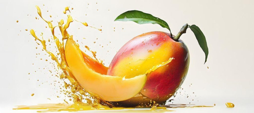 Suco de manga natural