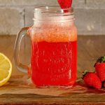 Suco de morango com limão