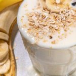 Vitamina de banana com aveia