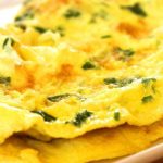 Omelete recheada com legumes