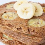 Panqueca fit de banana e aveia