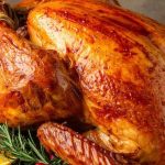 Peru assado com ervas