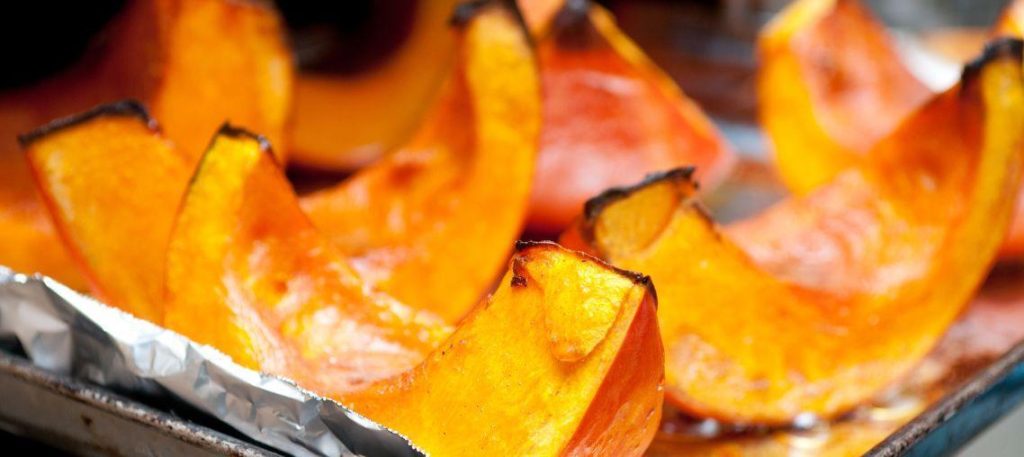 Abóbora cabotiá assada