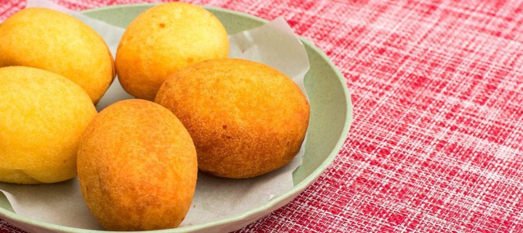 Bolinho de abóbora com carne moída