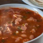 Caldo de feijão com bacon