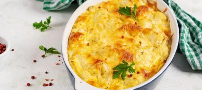 Couve-flor gratinada