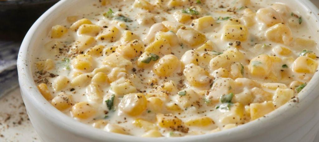 Creme de milho com frango desfiado