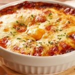 Escondidinho de frango com purê de abóbora