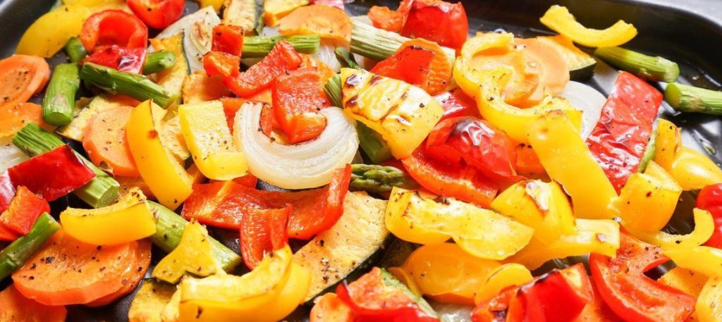 Legumes assados no forno com ervas