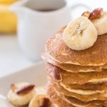 Panqueca de banana e aveia